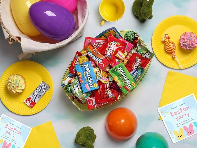 Candy Assortment Bulk - 8 Pounds - Back To School Candies - Halloween Variety Pack - Bag Individually Wrapped - Pinata Filler Candies