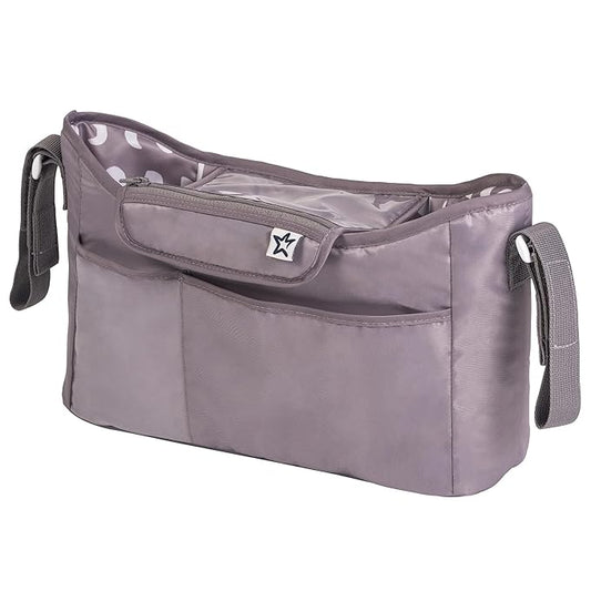 Tiny Twinkle Universal Stroller Organizer with Adjustable Strap - Waterproof Stroller Caddy Fits Baby Jogger, Nuna, Graco, Donna and Bugaboo Strollers (Luna?