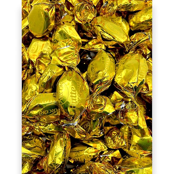 Butter 'n' Cream Toffee Candy-1.5 lbs Old Fashion Hard Candies Individually Wrapped- Crafted With Real Butter and Fresh Cream for A Silky Buttery Taste(24 oz)