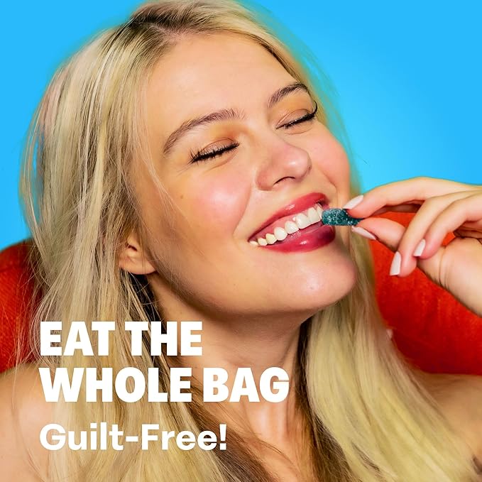 Shameless Snacks Sour Flavors Bundle Healthy Low Carb Keto Gummies Cherry Bomb, Blue Raspberry and Green Apple