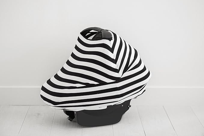 Copper Pearl Multi-Use Cover: Car Seat Covers, Nursing Cover, and Stroller Cover for Sun - Stretchy Fabric, All-Season Use, Stylish Designs, Easy Access for Moms - Classic