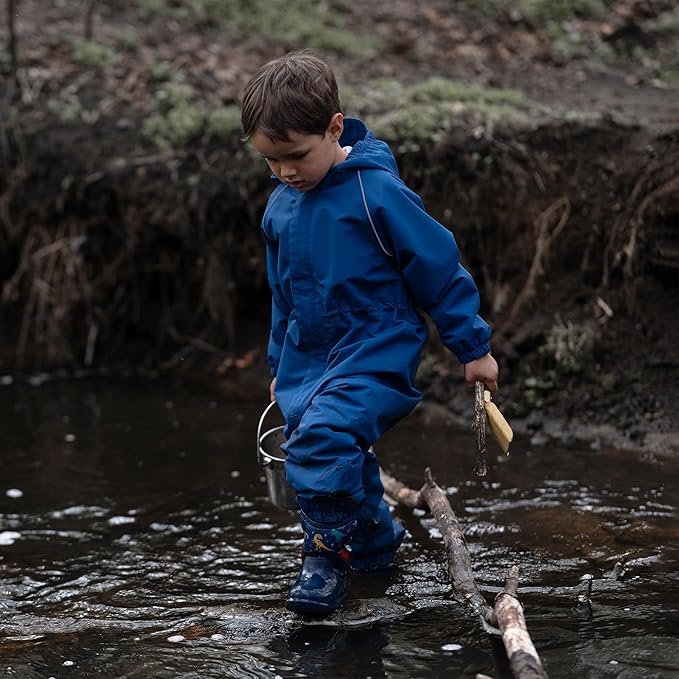 JAN & JUL Waterproof Rain Suit, Windproof Coveralls for Toddlers and Kids