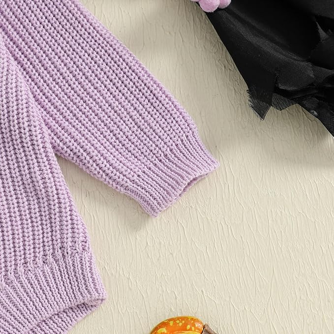 FYBITBO Baby Girl Boy Sweater Knit Oversized Pullover Sweatshirt Romper Onesie Warm Fall Winter Clothes Outfit Newborn