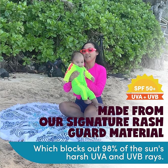 SwimZip Boys' Long-Sleeve UPF 50+ Swimsuit for Baby, Toddler, & Little Boys