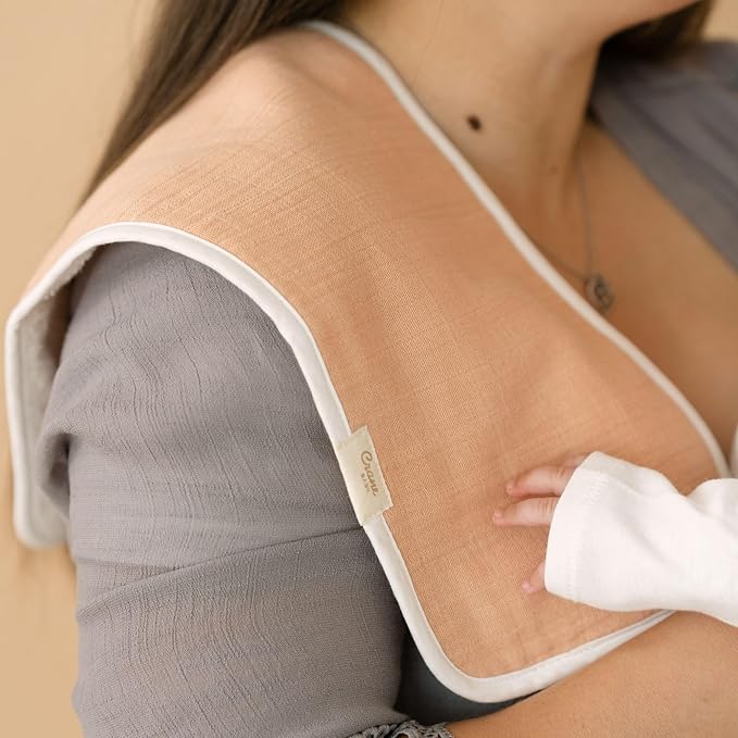 Crane Baby Muslin Baby Burp Cloths, Lightweight Absorbent Burp Cloth, Rainbow/Butterfly, Set of 3, 7” x 20”, Newborn Baby Essentials, Burp Cloths Baby Boy, Burp Cloths Baby Girl, Newborn Essentials