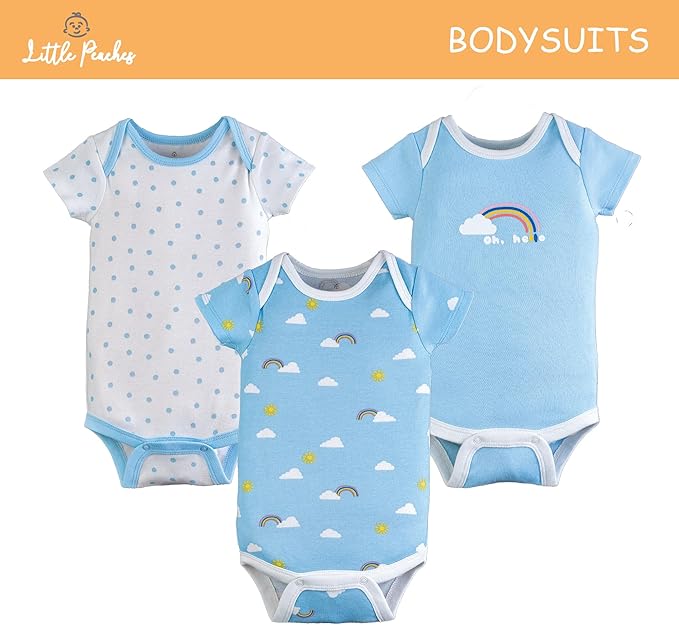 Baby Boy Clothes & Accessories Set – Newborn Essentials Gift – Fits 6 to 9 Months
