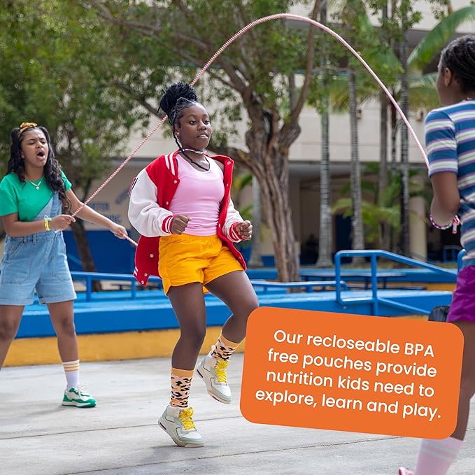 GoGo squeeZ Fruit & veggieZ Applesauce and Puree Variety Pack, Jurassic Pear, Roarrrr Berry & Prehistoric Peach, 3.2 oz (Pack of 20), Unsweetened Snacks for Kids, BPA Free Pouches