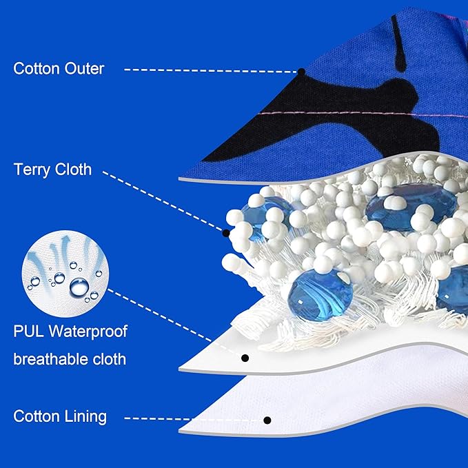 BIG ELEPHANT Toddler Training Pants, Soft Cotton Absorbent Training Underwear for Baby Boys & Girls