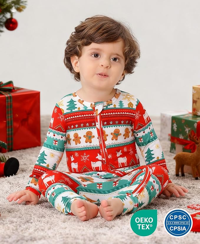 Footless Pajamas Baby Boy Girls, Viscose from Bamboo Baby Pajamas, Two Way Zipper Sleepers, Newborn Pjs