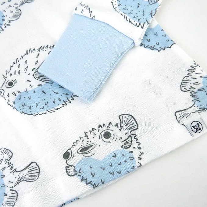 HonestBaby 2-Piece Pajamas Sleepwear Pjs 100% Organic Cotton for Baby, Toddler, Kids, Boy