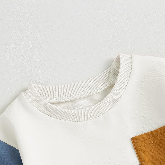 CIYCUIT Toddler Baby Boy Clothes Long Sleeve Sweatshirt Pants Set Fall Winter Outfits