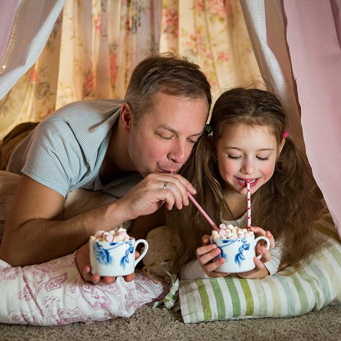 Double Donut White Hot Chocolate Mix Packets, Flavored White Hot Cocoa Mix Packets, 32 Count