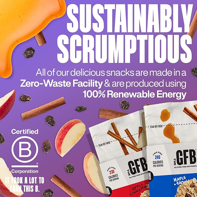 The GFB Variety Pack of Protein Oatmeal Cups - Unique Pop-Up Bowl - Gluten Free, Plant Based, Non GMO, Sustainably Made - Ridiculously Tasty, Healthy, Vegan Protein Instant Oatmeal, 2 oz (6 Count)