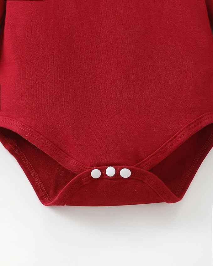 Infant Baby Girl Clothes Newborn Girl Outfit Long Sleeve Romper Pants Set Cute Baby Clothes for Girls Fall/Winter