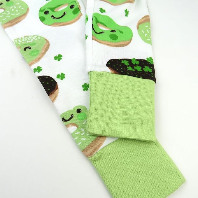 HonestBaby unisex-baby Celebration 2-piece Pajamas Sleepwear Pjs 100% Organic Cotton for Baby, Toddler, Kids