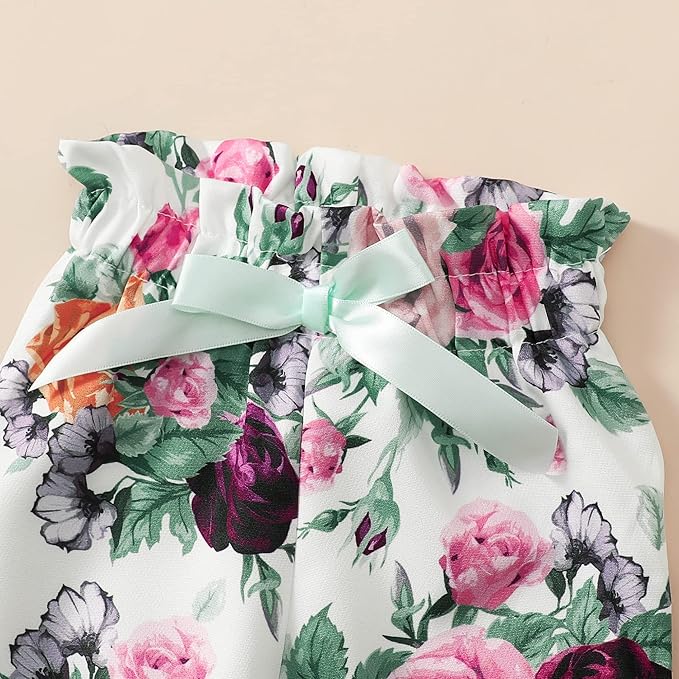 Infant Baby Girl Clothes Newborn Girl Outfit Long Sleeve Romper Pants Set Cute Baby Clothes for Girls Fall/Winter