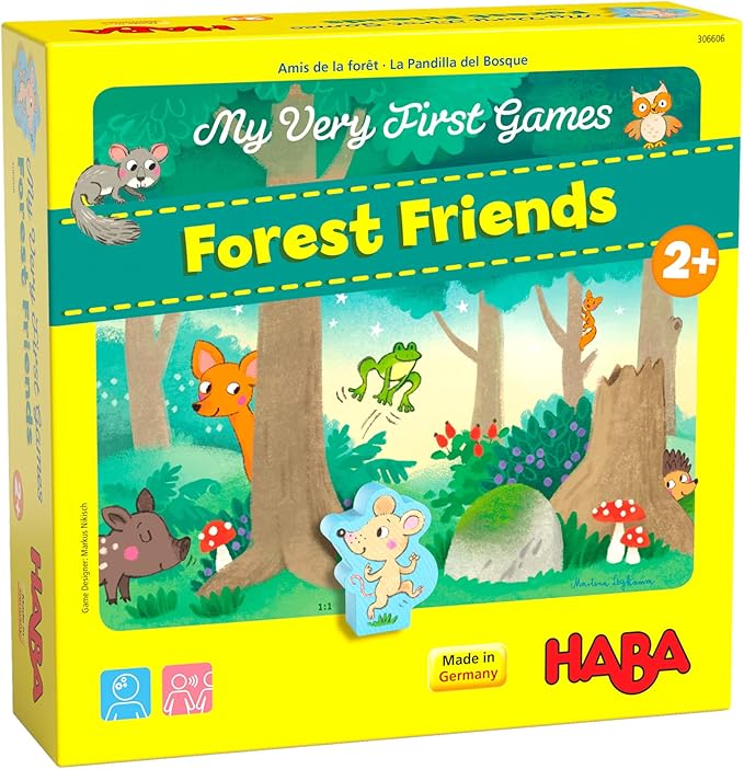 HABA My Very First Games: Forest Friends – 3D Matching & Memory Kids Games for Toddlers, Ages 2+, Toddler Learning Toys, Made in Germany