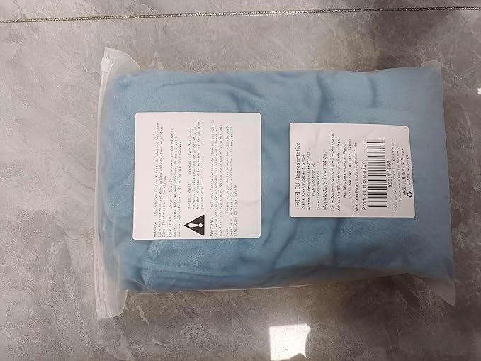 Hiturbo Kids Fleece Hooded Bath Towel: Soft Plush Pool Beach Towel Blanket - 50"x30" Toddler Towels Wrap for Boys Girls 3-12 Years (Blue)