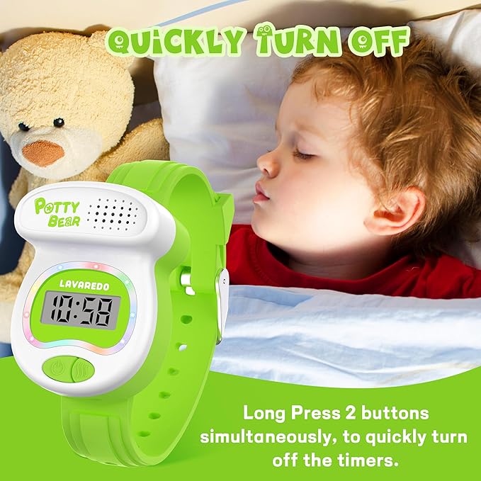Kids Watch Potty Training Watches for Boys and Girls, Potty Timer Toilet Shape and LED Colorful Lights, Music Reminds Kids It's Time to Go to The Bathroom, Fun Gift for Moms and Toddlers
