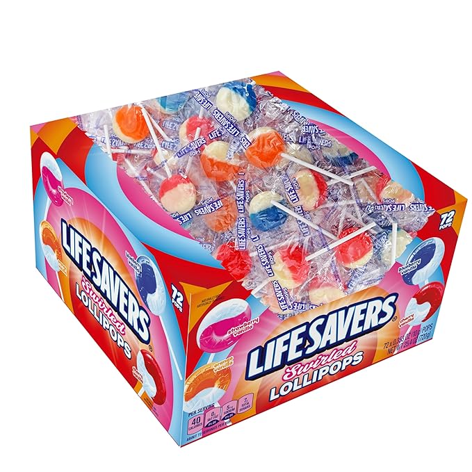 LIFE SAVERS® Swirl Lollipops 72 count box