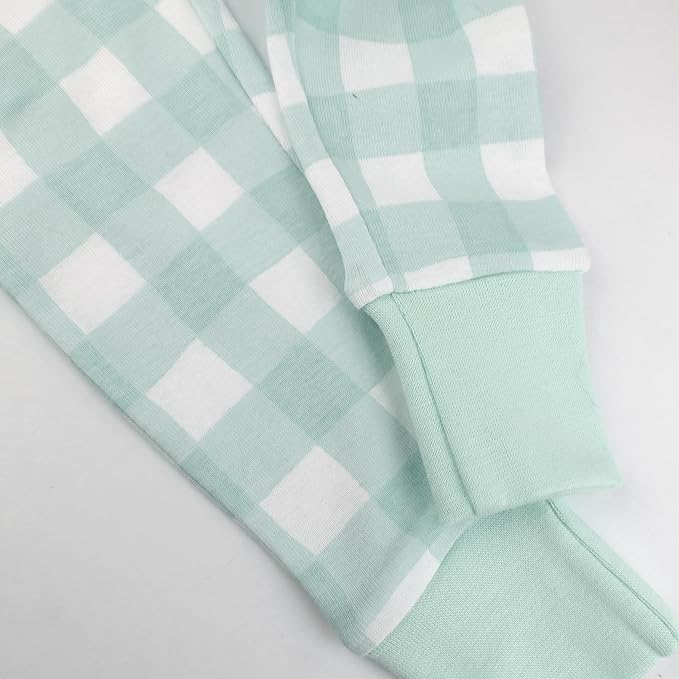 HonestBaby baby-girls 2-piece Pajamas Sleepwear Pjs 100% Organic Cotton for Baby, Toddler, Kids, Girl