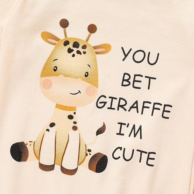 Sinhoon Newborn Baby Girl Romper Infant Letter Print Bodysuit Jumpsuit+Hat+Gloves+Socks 4Pcs Coming Home Clothes Outfit