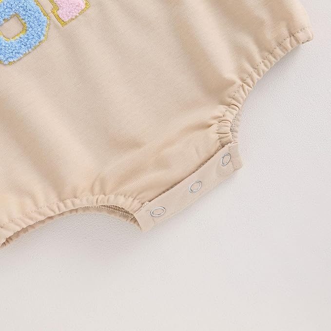 VISGOGO Infant Baby Boy Girls Big Lil Bro Big Lil Sis Matching Set Sweatshirt Romper Embroidery Sweater Toddler Clothes