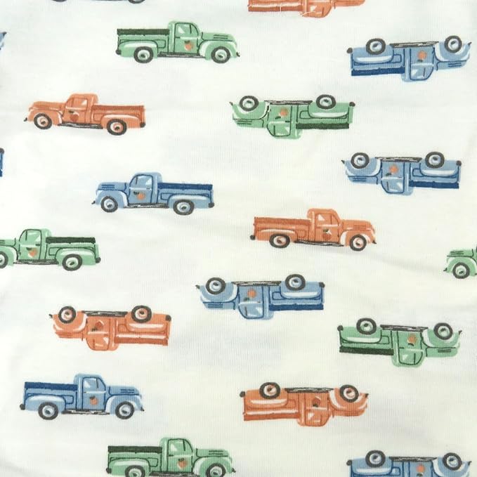 HonestBaby Classics 2-Piece Pajamas Sleepwear Pjs 100% Organic Cotton for Baby, Toddler, Kids