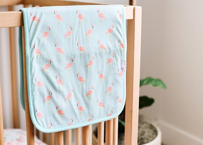 Copper Pearl Premium Baby Burp Cloths - 3-Pack Large Cotton Burp Cloths, Extra Soft Spit Up Rags with 3 Absorbent Layers, Perfect for Baby Girl Gifts (21" x 10" Size, Leilani Set)