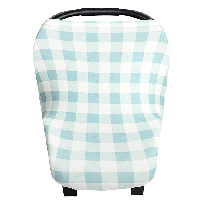 Lincoln Multi-Use Cover: Car Seat, Nursing & Stroller Cover - Stretchy Fabric, All-Season Use, Stylish Designs, Easy Access for Moms