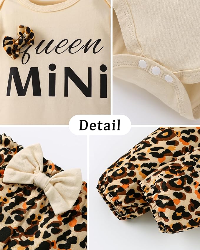 Baby Girl Clothes Newborn Infant Cotton Ruffle Romper+ Floral Pants + Headband Sets Fall Winter Outfits