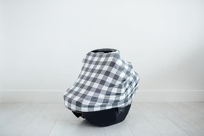 Copper Pearl Multi-Use Cover: Car Seat & Stroller Cover for Sun - Stretchy Fabric, All-Season Use, Stylish Designs, Easy Access for Moms - Scotland