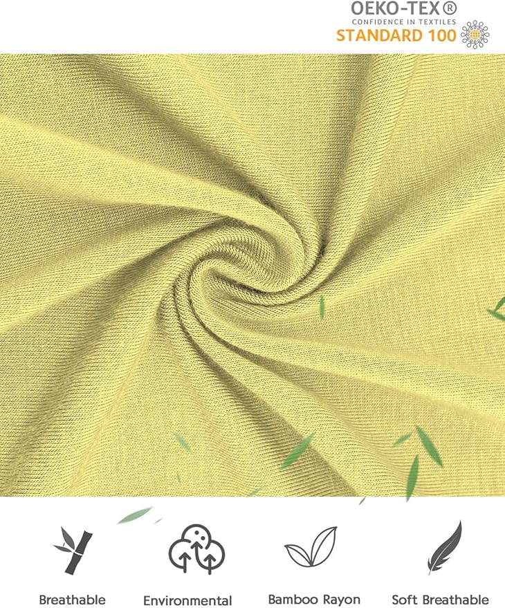 Jimonda Baby Romper Boys Girls Bamboo Pajamas 2-Way Zipper Footless Unisex Long Sleeve Sleepers Sleep and Play 0-24 Months