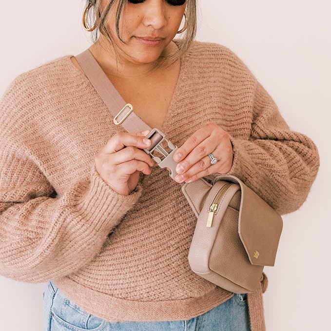 Freshly Picked Classic Park Pack Belt Bag, Fanny Packs for Women, Wear as a Waist Bag or Crossbody (Fig)