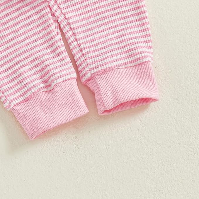 CIYCUIT Toddler Baby Boy Outfits Striped Sweatshirt Pants Clothes Set