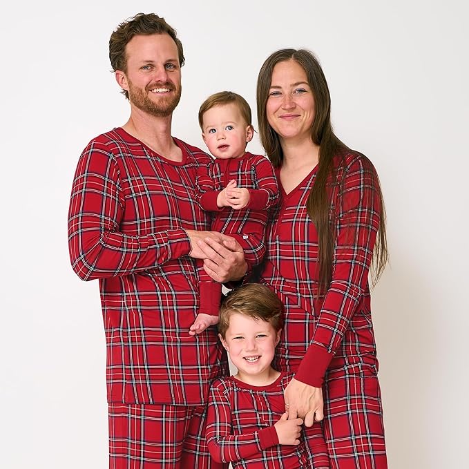 Little Sleepies Two-Piece Pajama Set for Boys & Girls, Soft Viscose from Bamboo Toddler Pajamas for Kids, Family Matching PJs