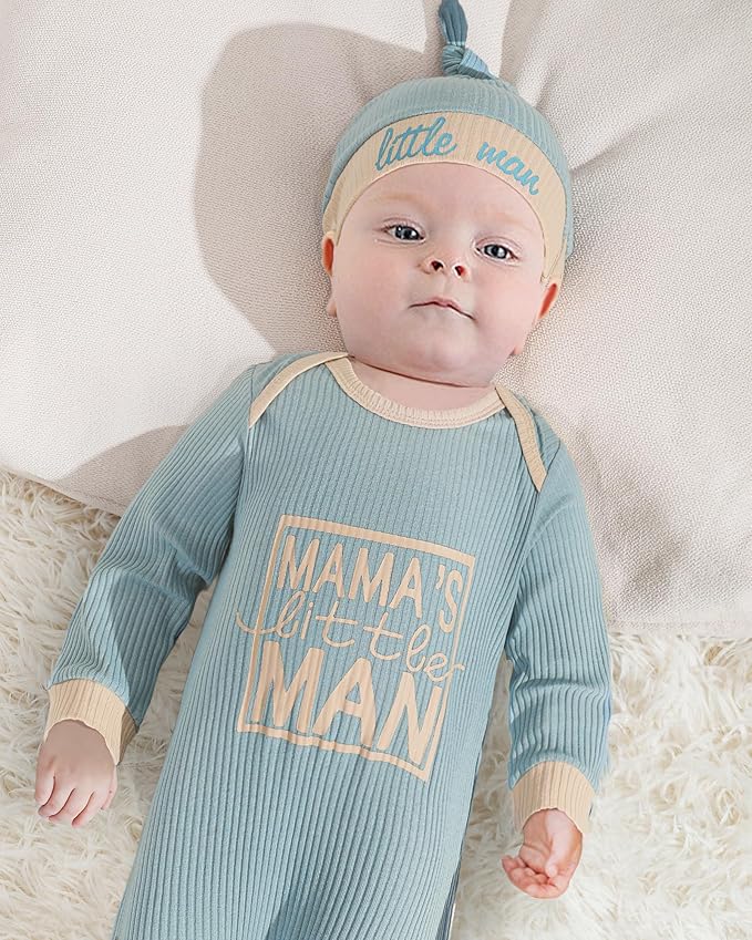 NZRVAWS Baby Boy Clothes Preemie Infant Boy Bear Outfits Jumpsuit Bodysuit Letter Print Romper