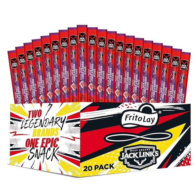 Frito Lay Jack Link's Meat Stick Doritos Spicy Sweet Chili (Pack of 20)