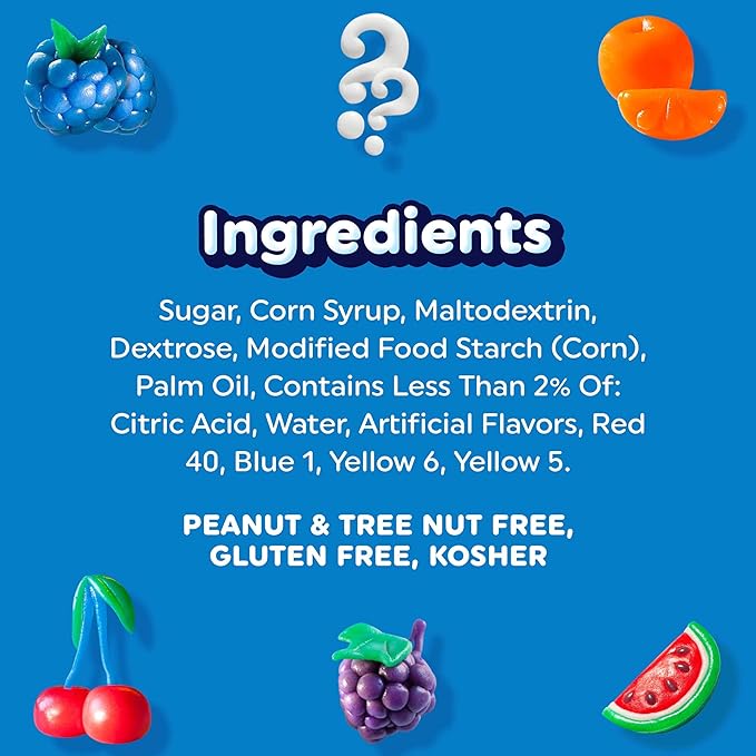 Airheads Mini Bars, Halloween Trick or Treat Candy, Assorted Flavors Variety Pack, Individually Wrapped Bulk Candy for Adults & Kids, Party, Pantry, Non-Melting, 80 ct Bag (Box of 4 Bags)