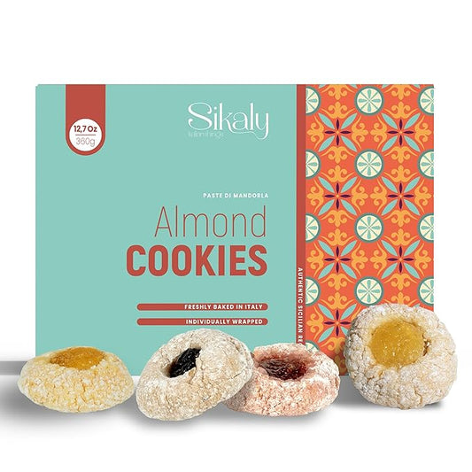 ITALIAN Cookies, Christmas Cookies & Birthday Cookies. Biscotti individually wrapped, Almond Cookies. Biscotti italian Cookies, Gourmet cookies, Cookie Gift Basket. Italian cookies from italy, SIKALY
