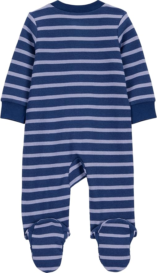 Simple Joys by Carter's Baby Boys' 2-Pack 2-Way Zip Cotton Footed Sleep and Play