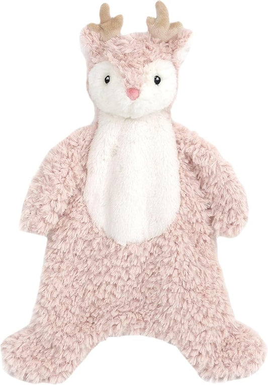 MON AMI Noelle Reindeer Plush Lovey for Babies – 15”, Security Blanket for Newborns, Baby Snuggle Toy