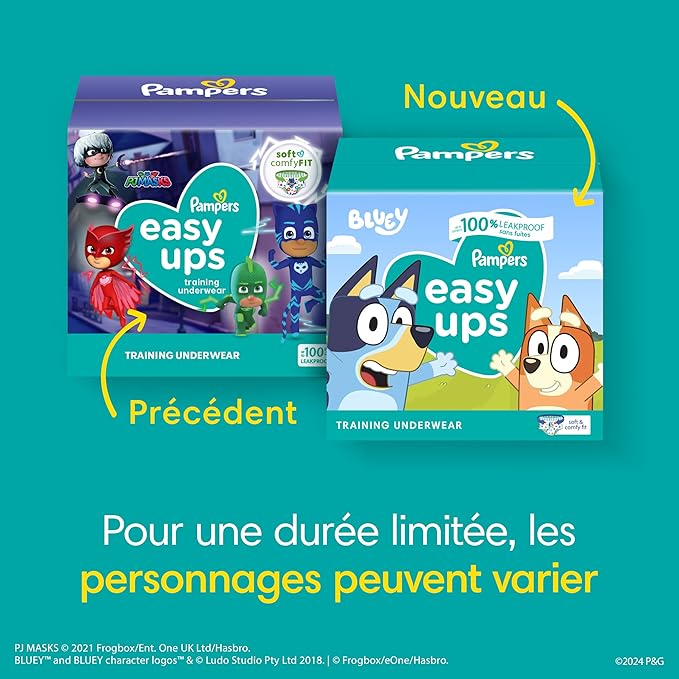 Pampers Potty Training Underwear for Toddlers, Easy Ups Diapers, Training Pants for Boys and Girls, Size 6 (4T-5T), 86 Count, Giant Pack