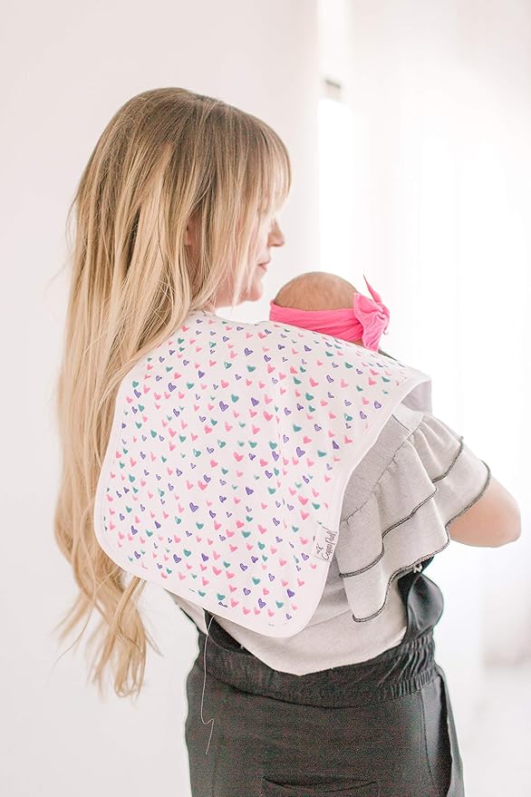 Copper Pearl Baby Burp Cloth Large 21''x10'' Size Premium Absorbent Triple Layer 3 Pack Gift Set Sassy