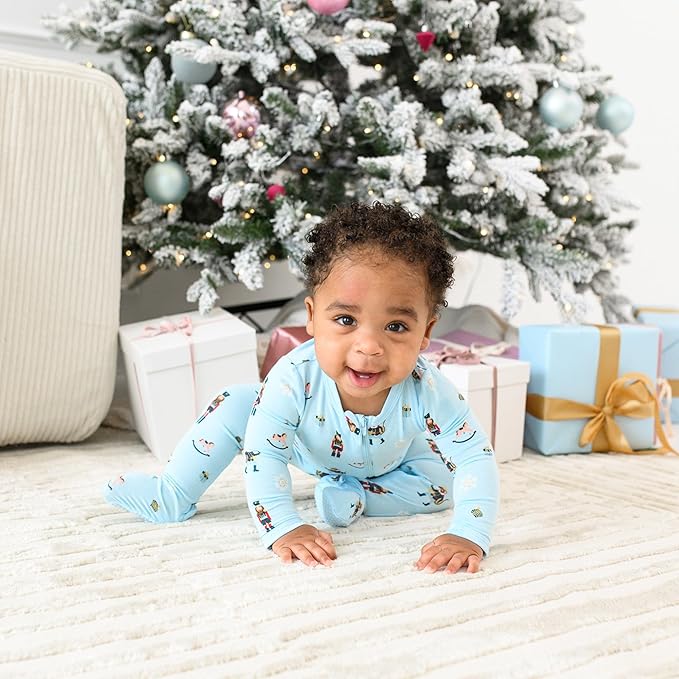 KYTE BABY Unisex Zipper Closure Footies, Rayon Made From Bamboo, 0-24 Months