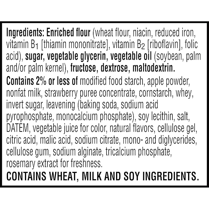 Special K Bar Pastry Crisps, 100 Calories, Breakfast Bars, Value Size, Strawberry, 15.84oz Box (36 Crisps)