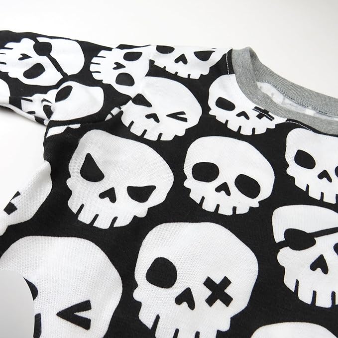 HonestBaby unisex-baby Celebration 2-piece Pajamas Sleepwear Pjs 100% Organic Cotton for Baby, Toddler, Kids