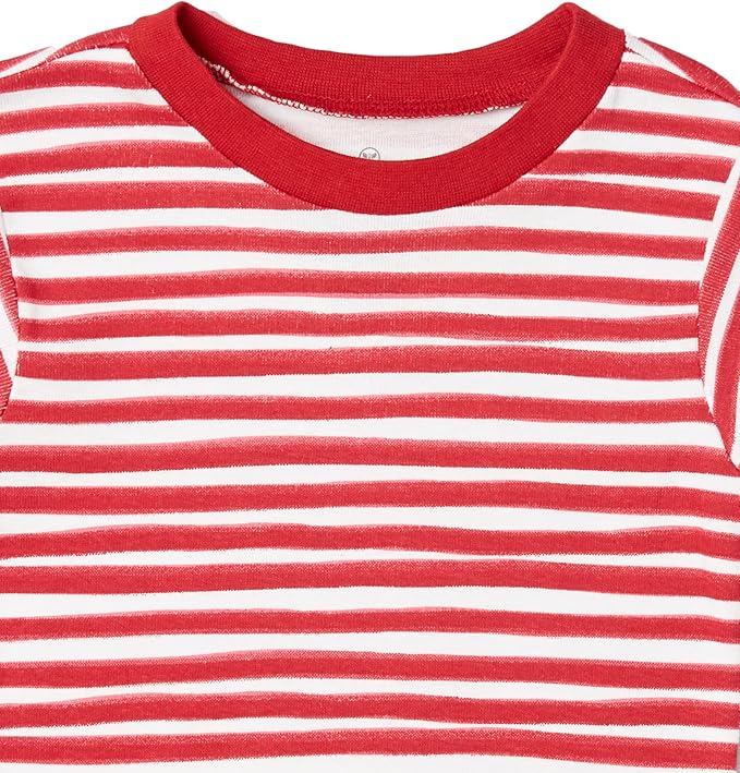 HonestBaby 4 Piece Pajamas Sleepwear Pjs 100% Organic Cotton for Infant Baby and Toddler Boys, Girls, Unisex