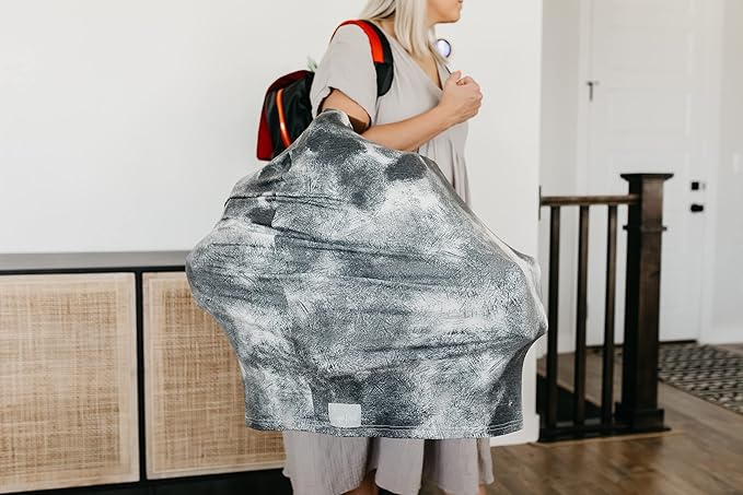 Copper Pearl Multi-Use Cover: Car Seat Covers, Nursing Cover, and Stroller Cover for Sun - Stretchy Fabric, All-Season Use, Stylish Designs, Easy Access for Moms - Thrasher