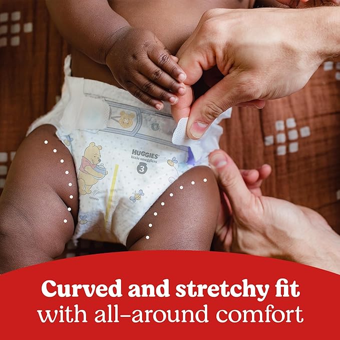 Huggies Size 5 Diapers, Little Snugglers Baby Diapers, Size 5 (27+ lbs), 104 Count, Packaging May Vary